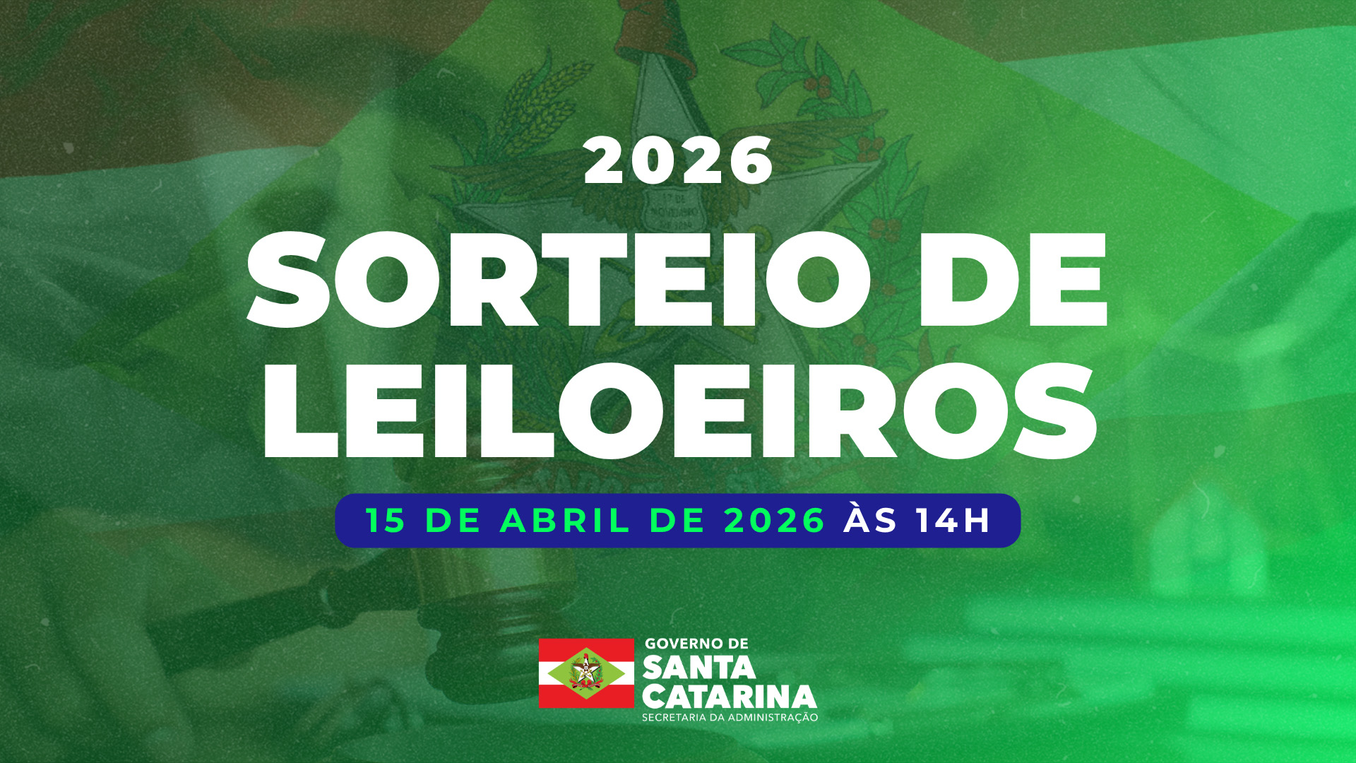 SEA realizou sorteio de leiloeiros para primeiro leilão de bens móveis de 2026